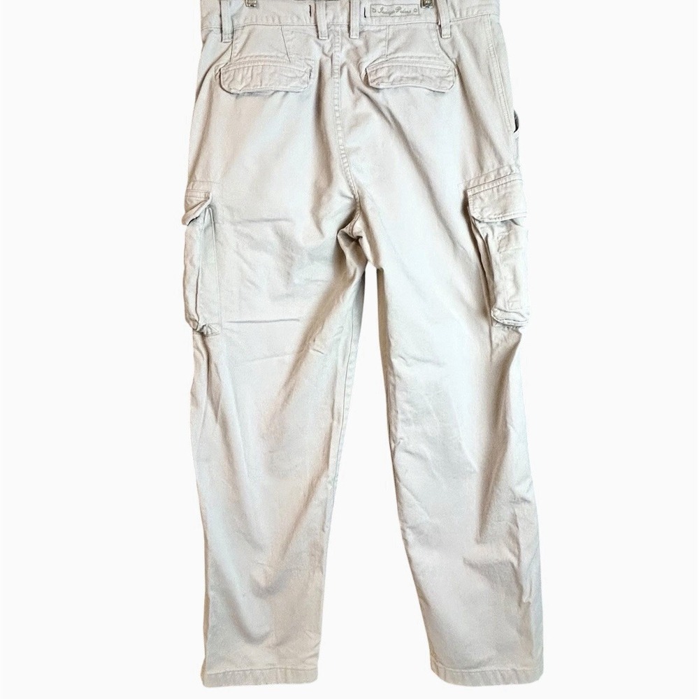 Tommy Bahama Indigo Palms Pants Relaxed Fit Beachy Beige Coastal Cargos 35x32